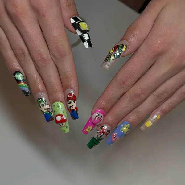 Nail work by 00:00 Nail Studio