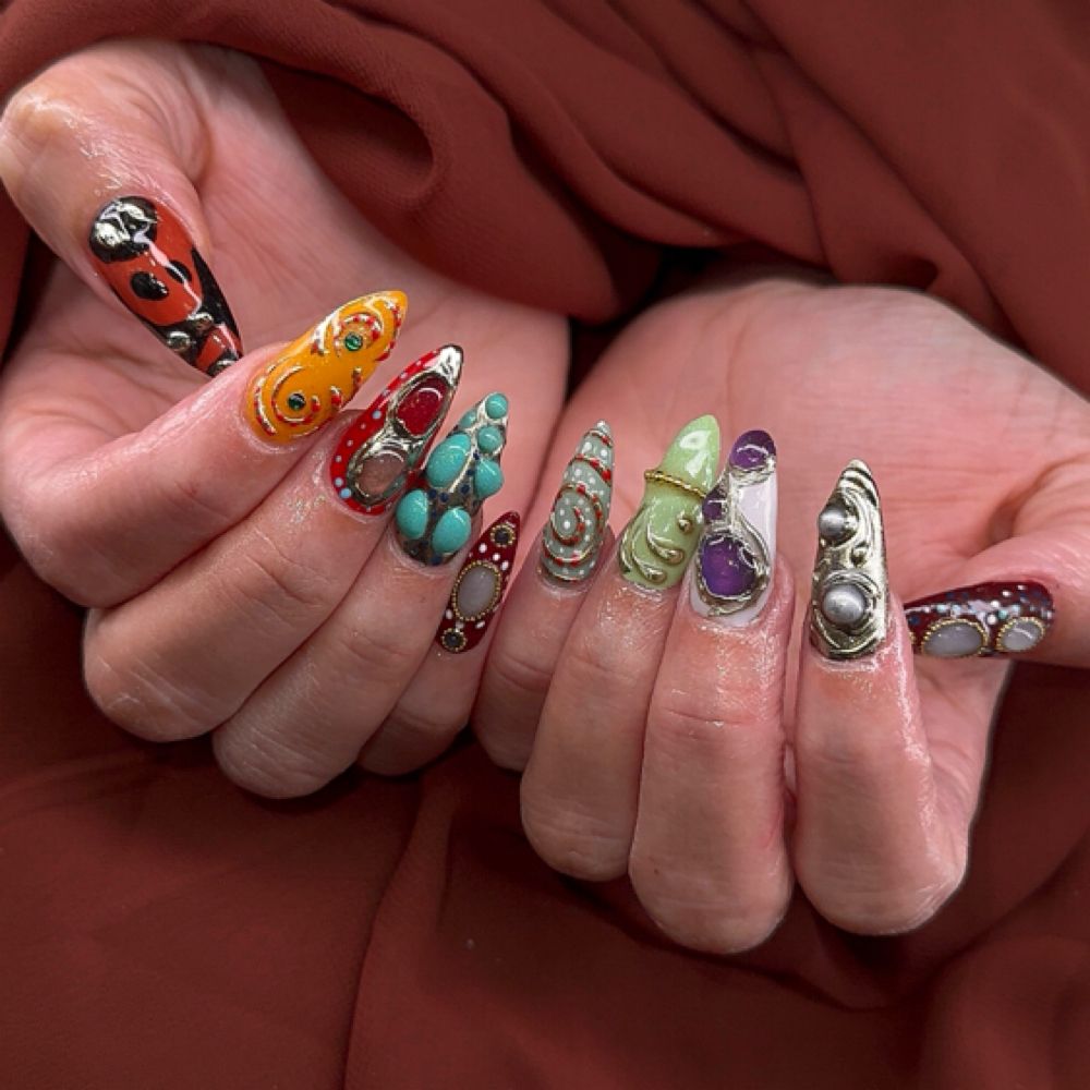 00:00 Nail Studio nail work in Lafayette, example 1