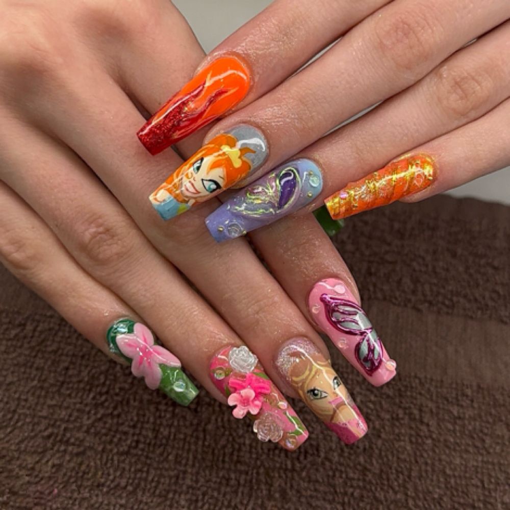 Nail work by 00:00 Nail Studio