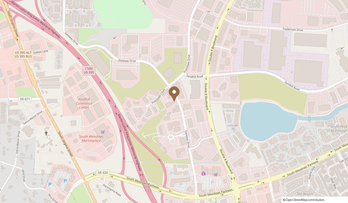 Map: My Salon Suite 9585 Gateway Drive, Suite 12, Reno, NV 89521