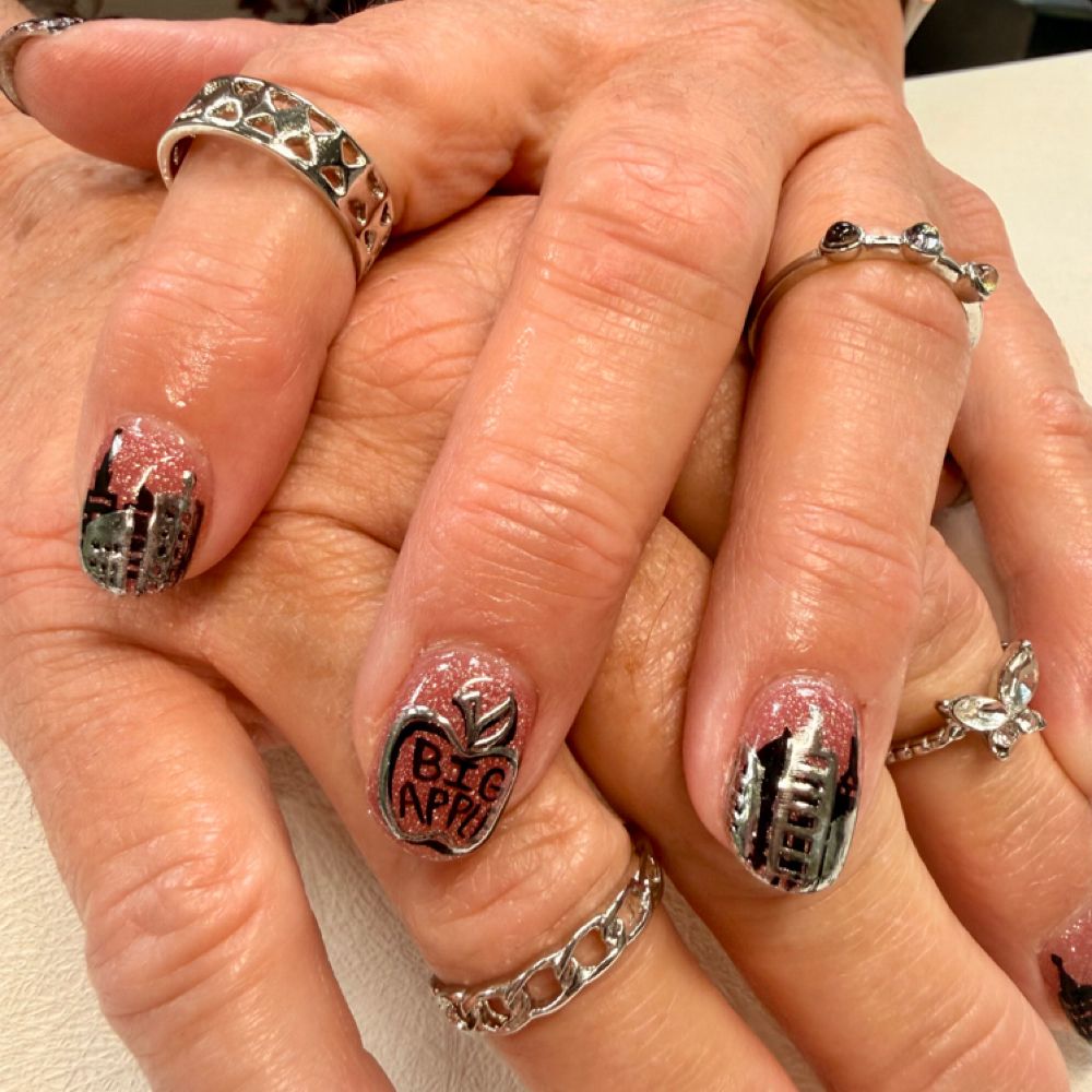 Nail work by Artfully Morgan