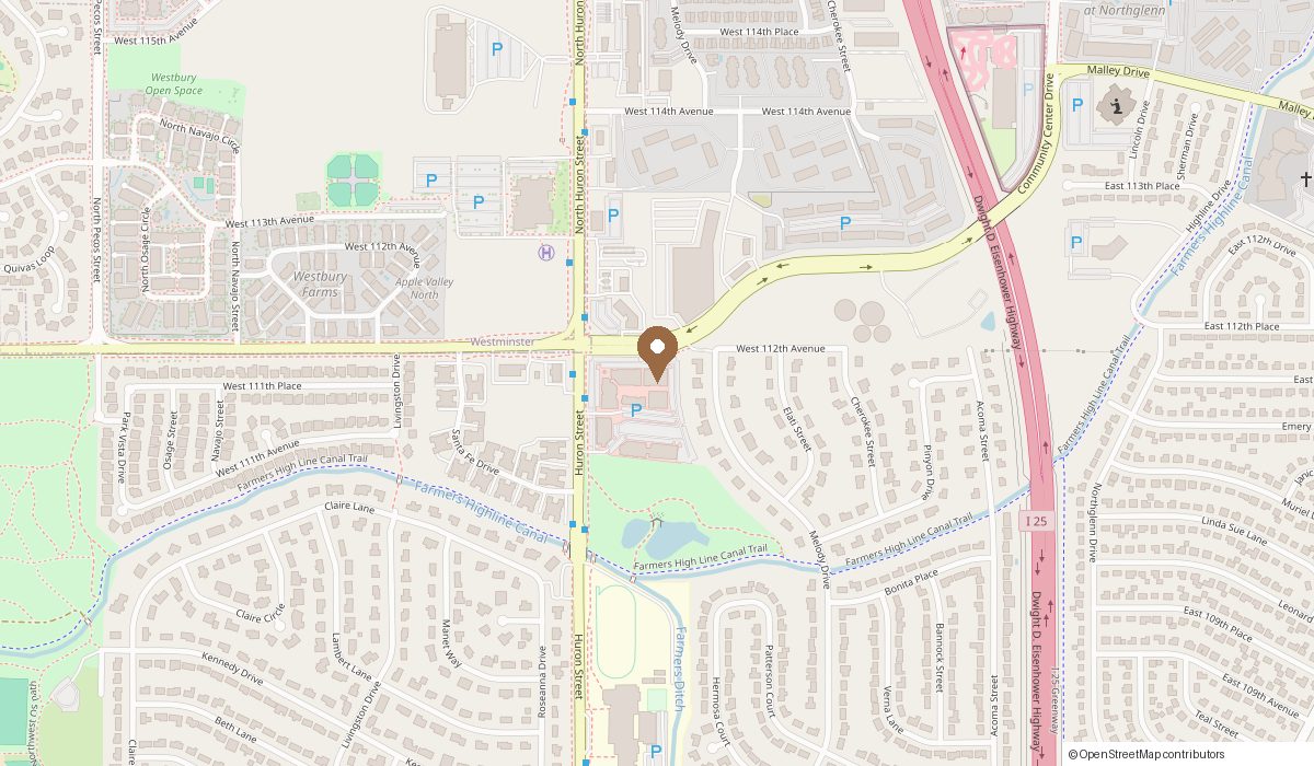 Map: 11184 Huron St Ste 15, Northglenn, CO 80206