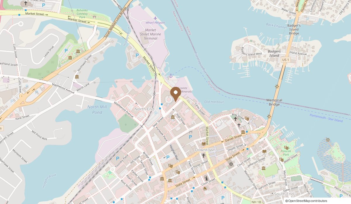 Map: 33 Deer St Unit 3A, Portsmouth, NH 03801