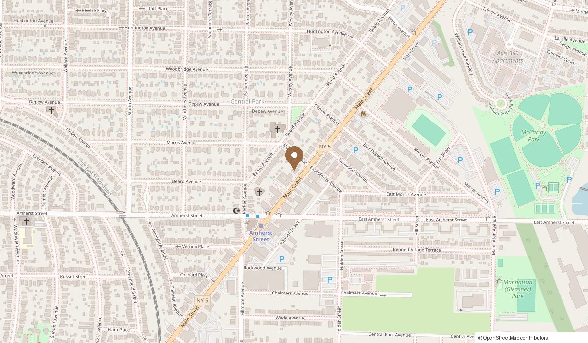 Map: 2740 Main St Top level floor, Buffalo, NY 14214