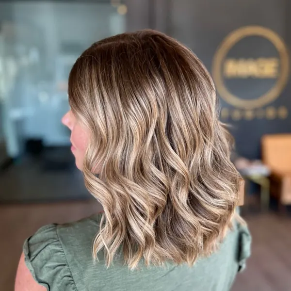 Hair work by By Design Beauty