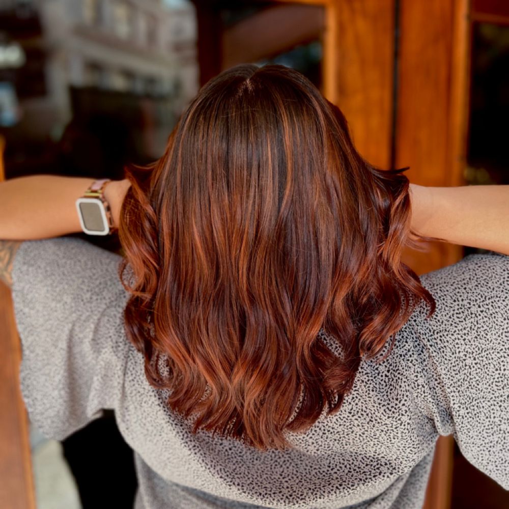 Hair work by By Design Beauty