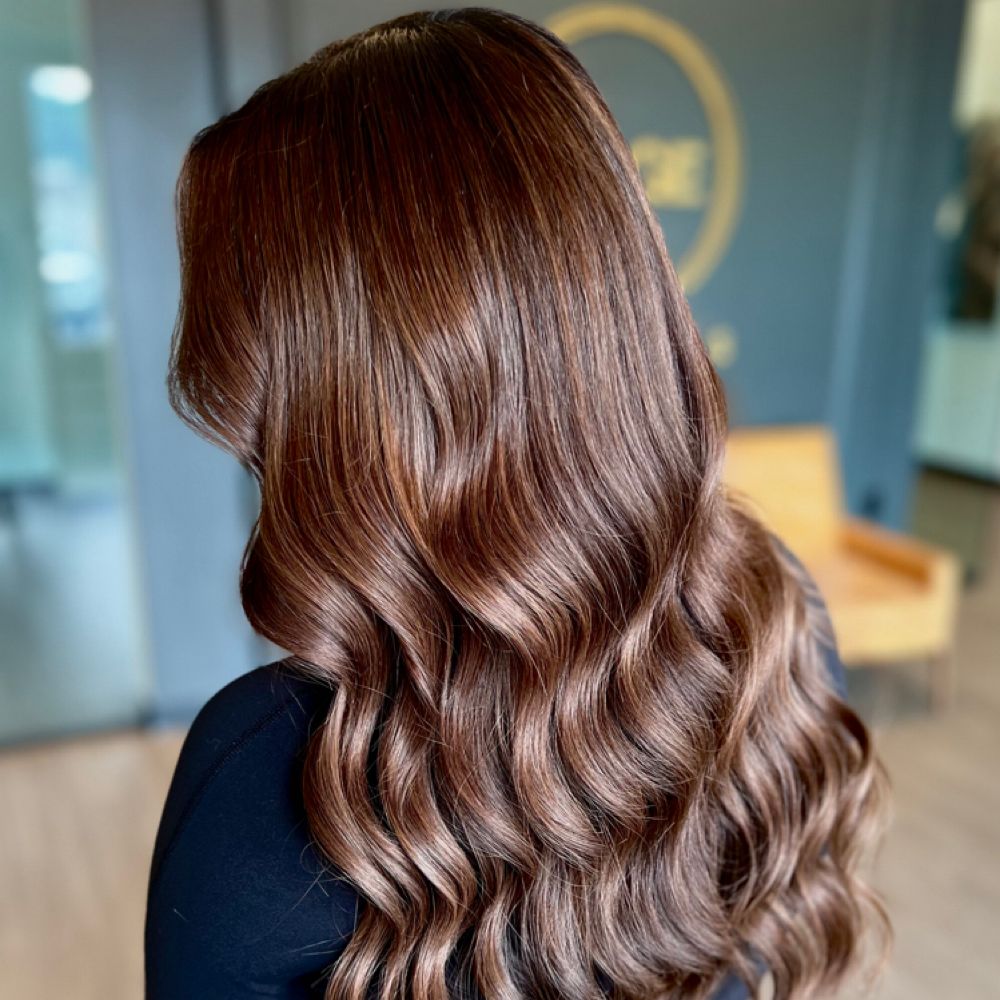 Hair work by By Design Beauty