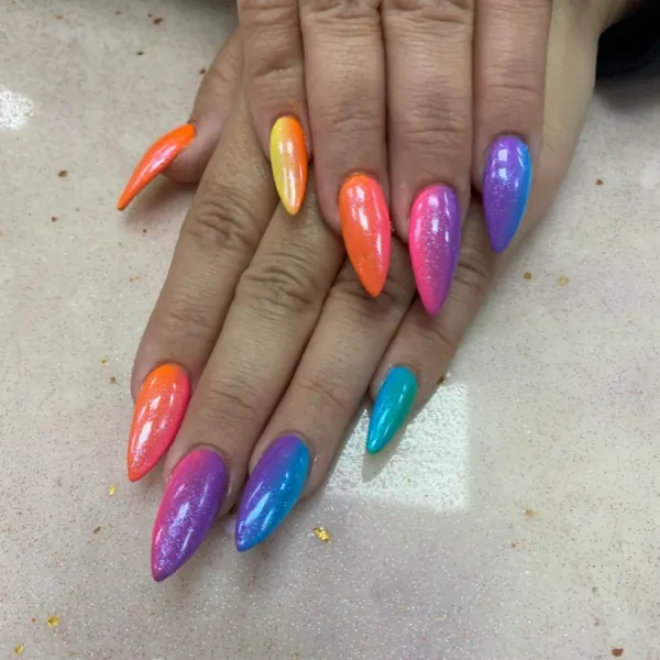 Nail work by Candy Nails