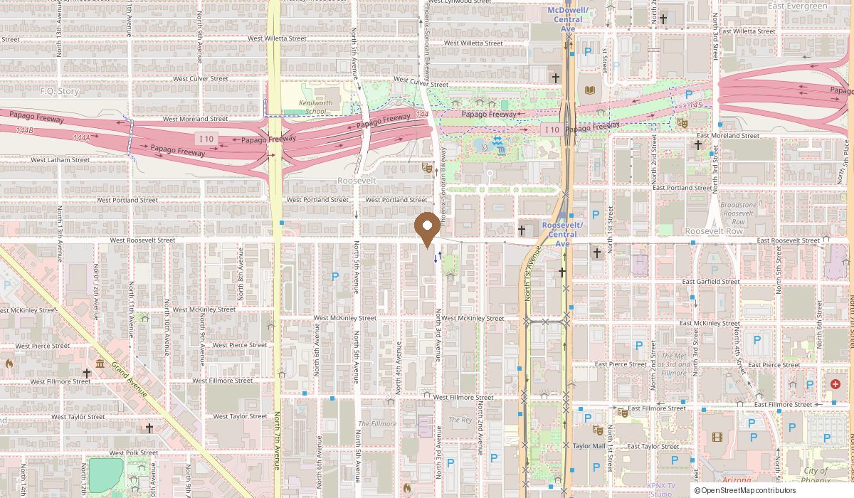 Map: 301 W Roosevelt St Suite 113, Phoenix, AZ 85303