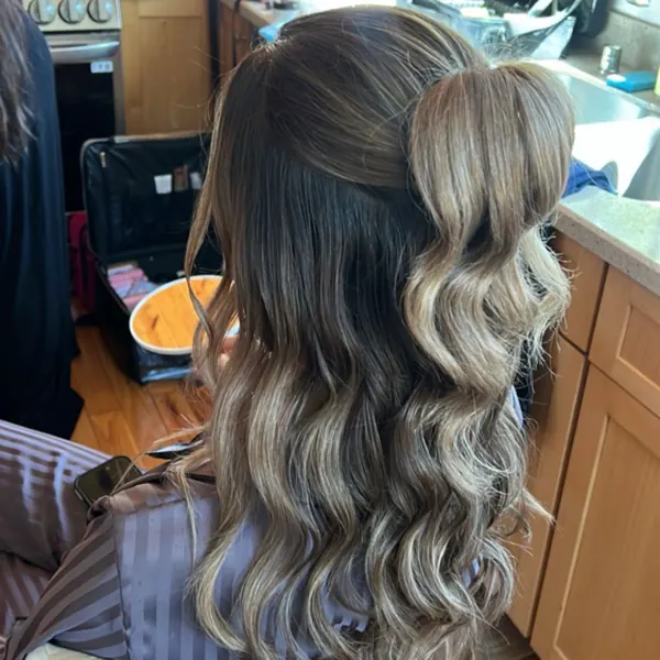 Hair work by Celeste the Stylist