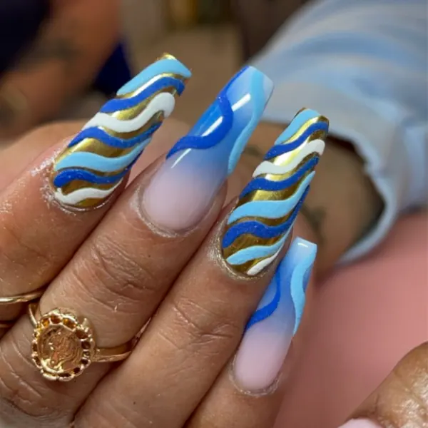 Nail work by Chrissy’s Nail Studio