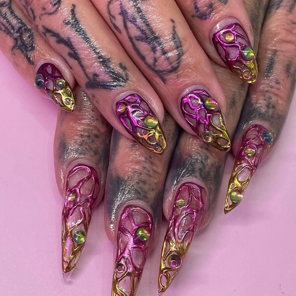 Nail work by Claws by Joy