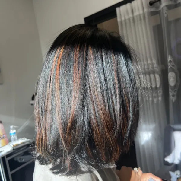 Hair work by Color By Gina Studio