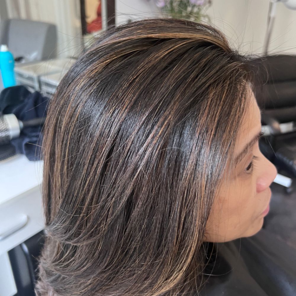 Hair work by Color By Gina Studio