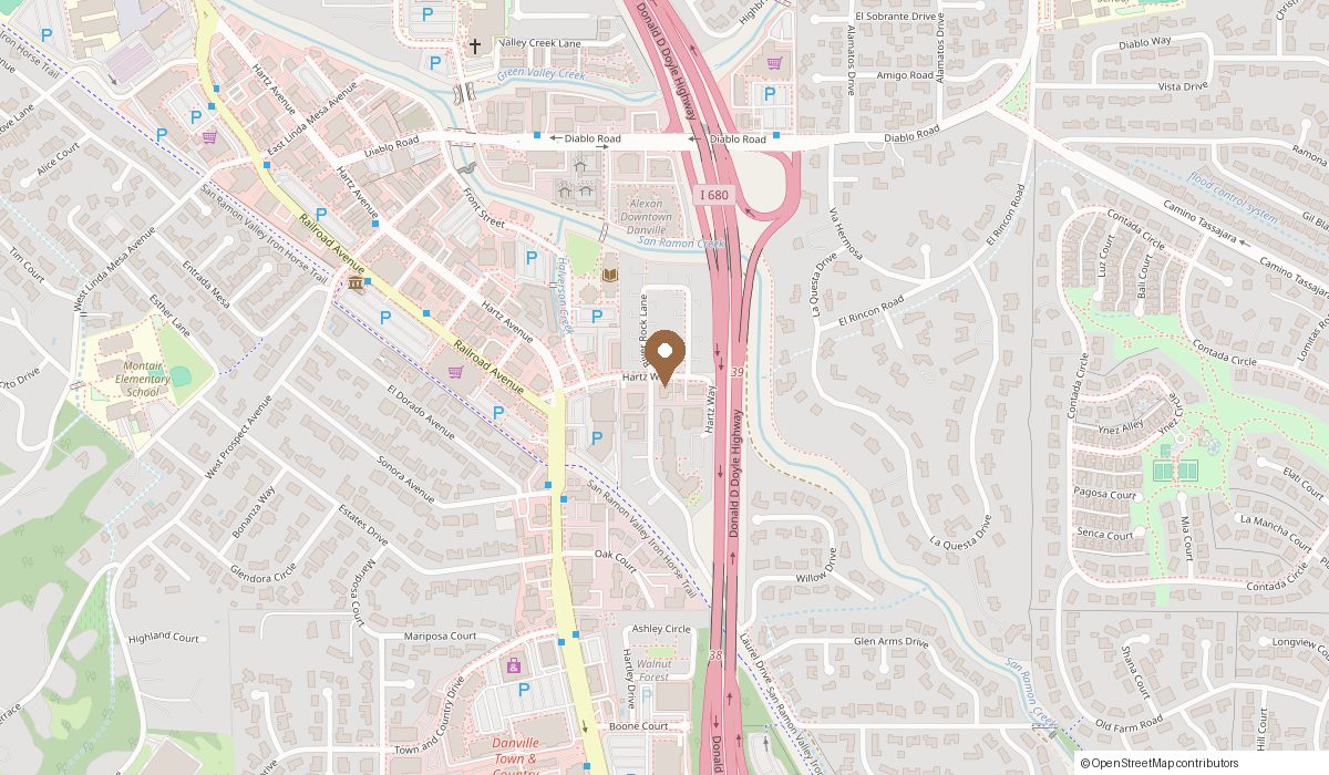 Map: 931 Hartz Way Suite 100, Danville, CA 94526