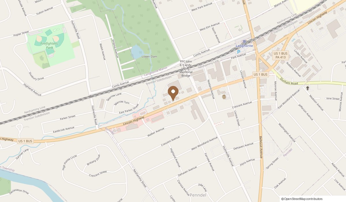 Map: 314 West Lincoln Highway Suite 4, Penndel, PA 19047