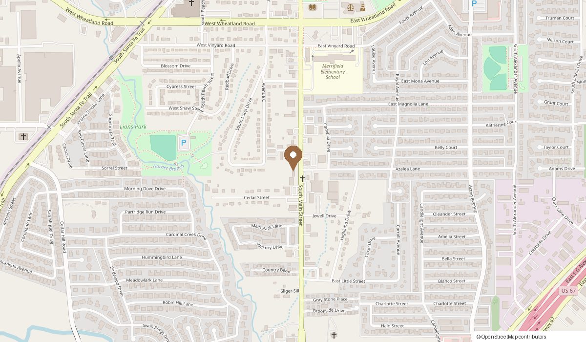 Map: 1105 S. Main Street, Duncanville, TX 75137