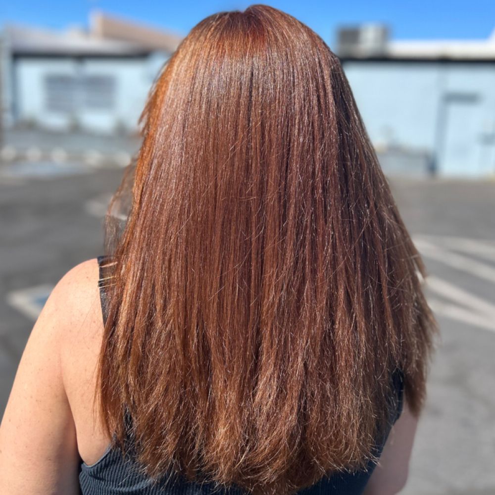 Hair work by Demi Beauty