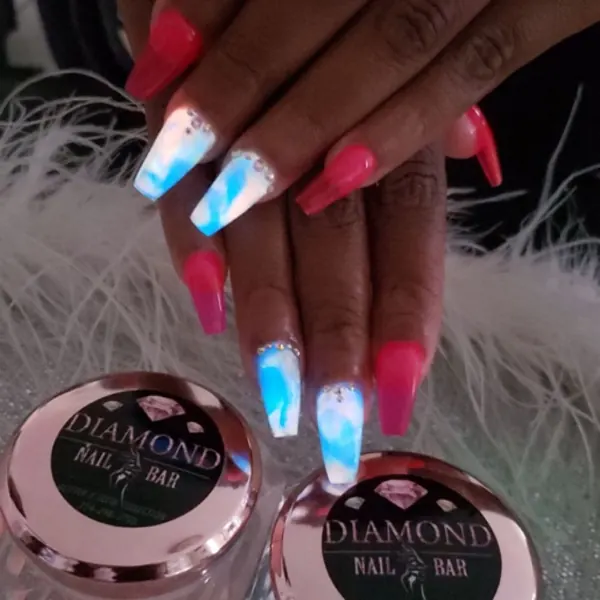 Nail work by Diamonds Nailbar