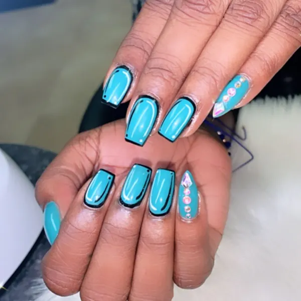 Nail work by Diamonds Nailbar