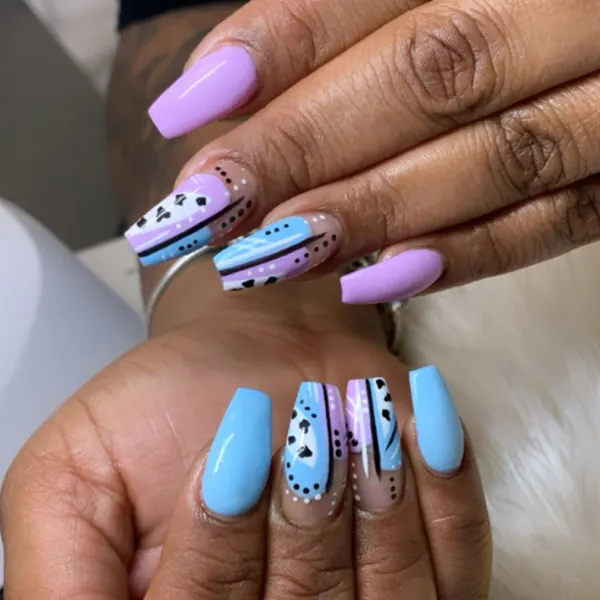 Nail work by Diamonds Nailbar