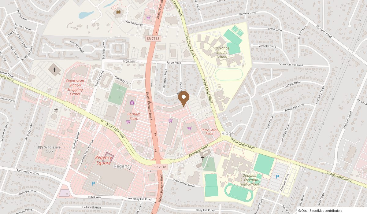 Map: 1567 N Parham Rd Suite 24, Henrico, VA 23229