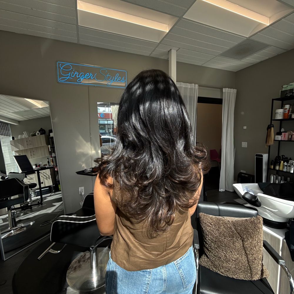 Hair work by Ginger Styles