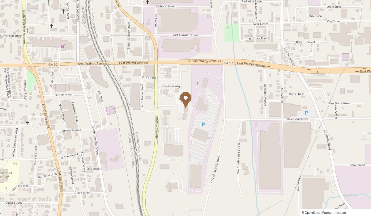 Map: 515 Benjamin Way Suite 316, Dalton, GA 30721