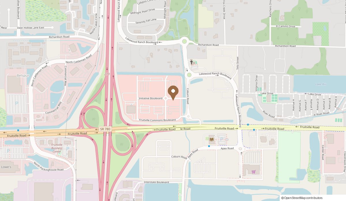 Map: 6405 Initiative Blvd. Suite 118, Sarasota, FL 34240