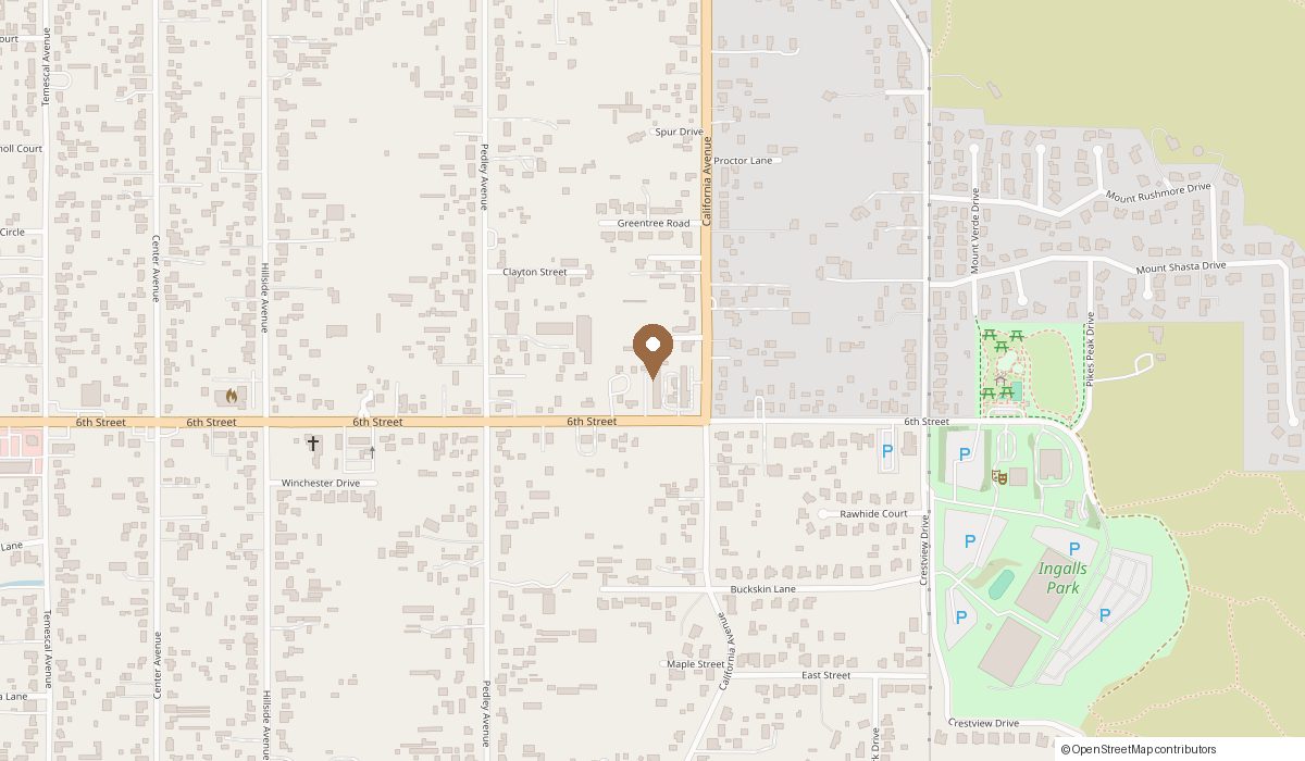 Map: 343 Sixth St Unit I, Norco, CA 92860
