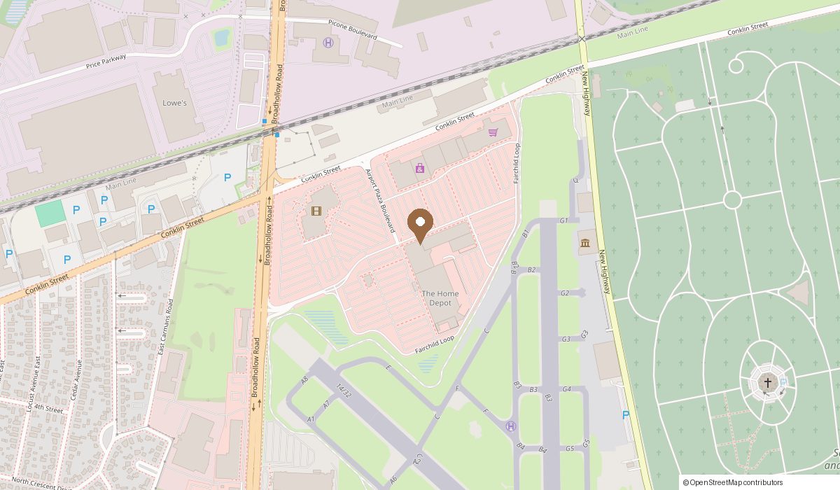 Map: 208 Airport Plaza Blvd Suite 3, Farmingdale, NY 11735