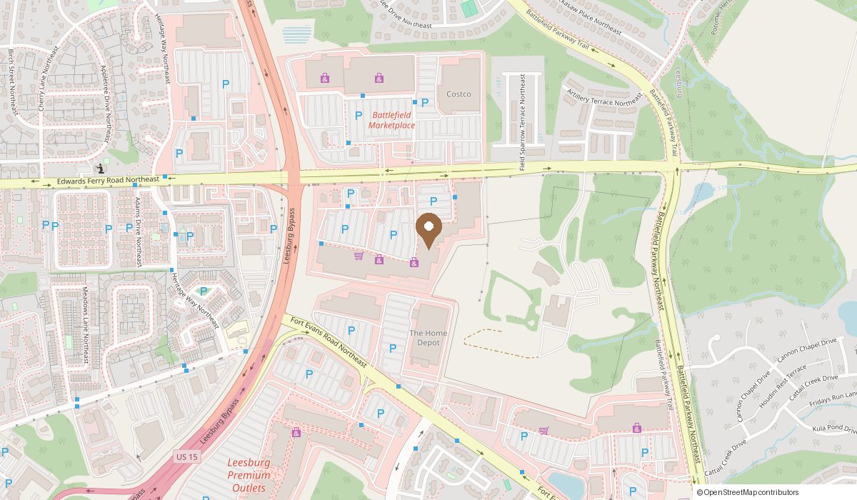 Map: 1043 Edwards Ferry Rd NE Suite 18, Leesburg, VA 20176
