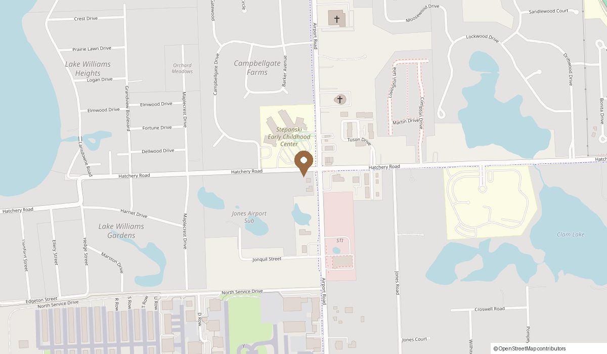 Map: 6005 Hatchery Rd, Waterford, MI 48329