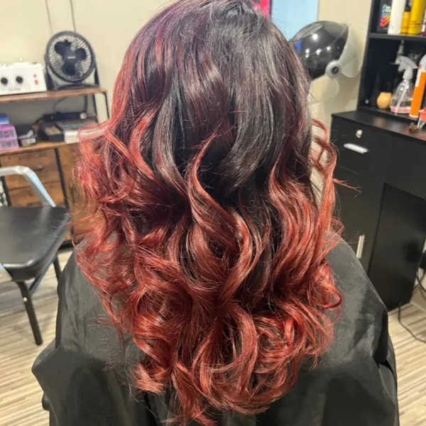 Hair work by Hair Fixation Salon