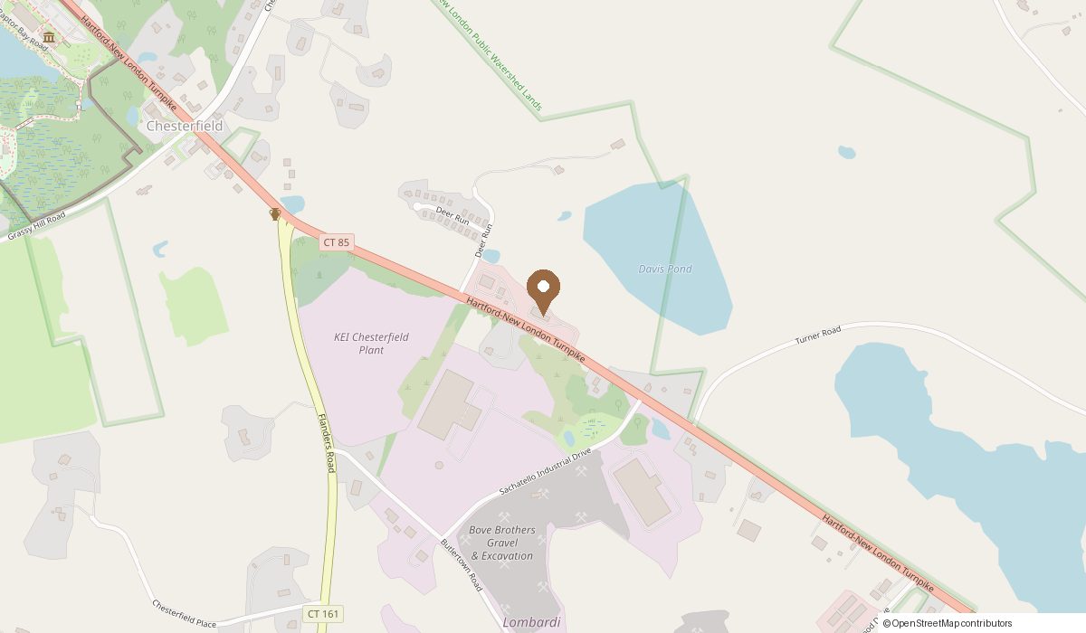 Map: 1495 Route 85, Oakdale, CT 06370