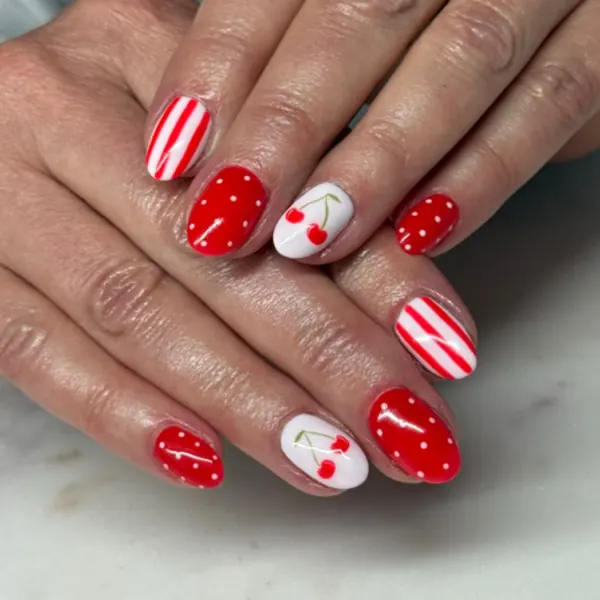 Nail work by Kate's Nails