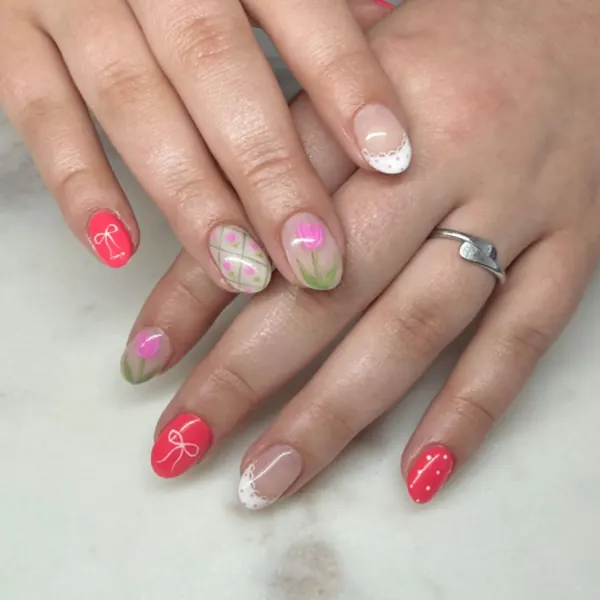 Nail work by Kate's Nails