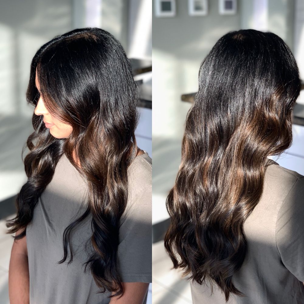 Hair work by KMB Hair Studio