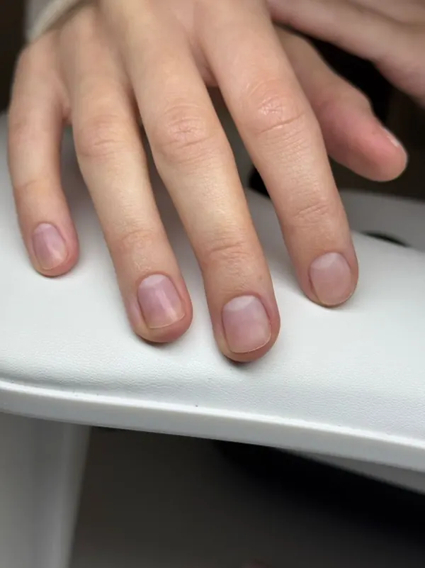soft pink manicure