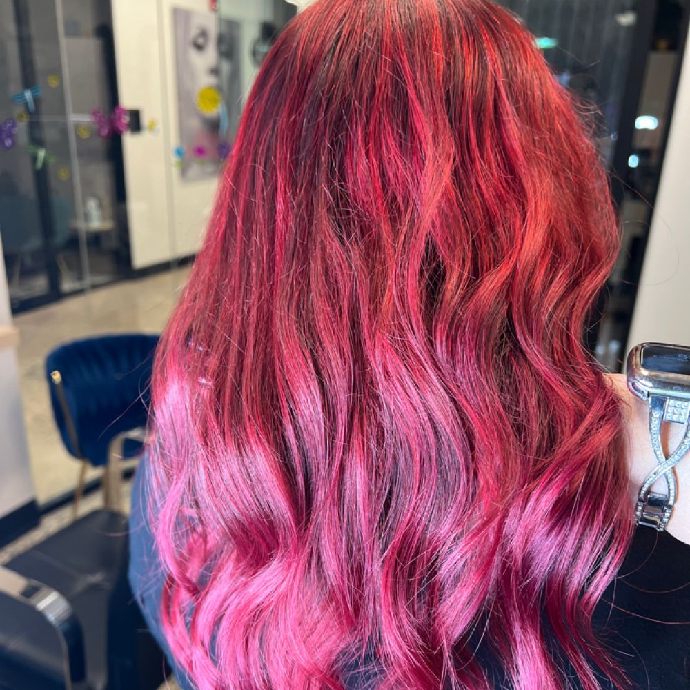 Hair work by Lisa the Stylist