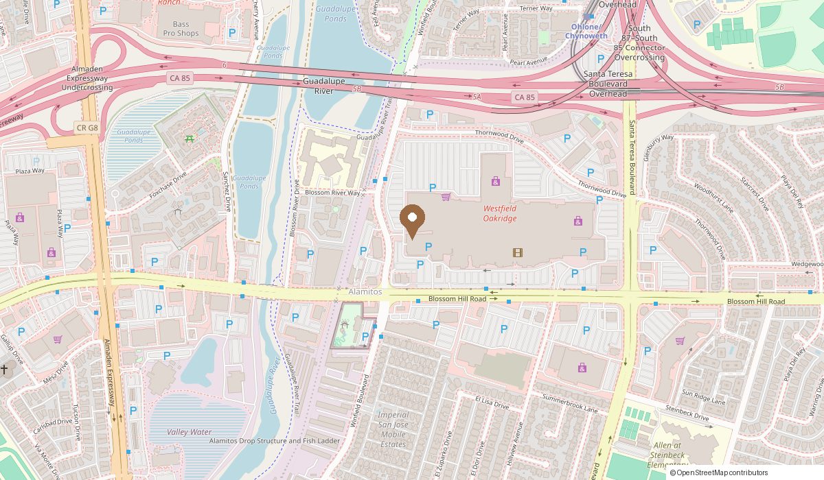 Map: 925 Blossom Hill Rd #1509 Suite #127, San Jose, CA 95123