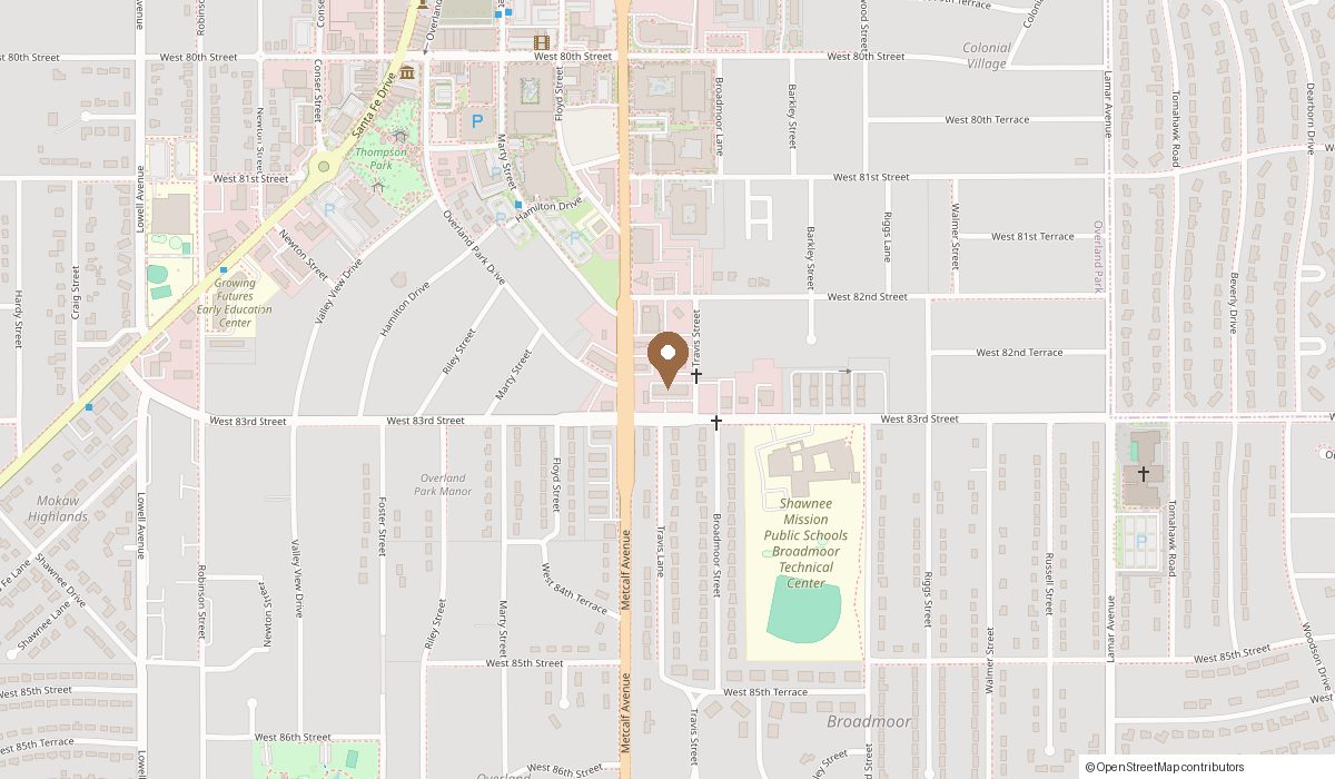 Map: 7006 w 83rd st, Overland Park, KS 66204