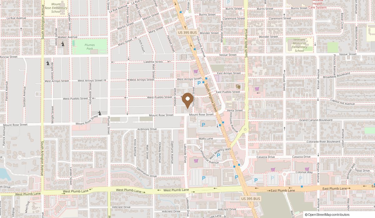 Map: 123 Mount Rose St., Reno, NV 89509