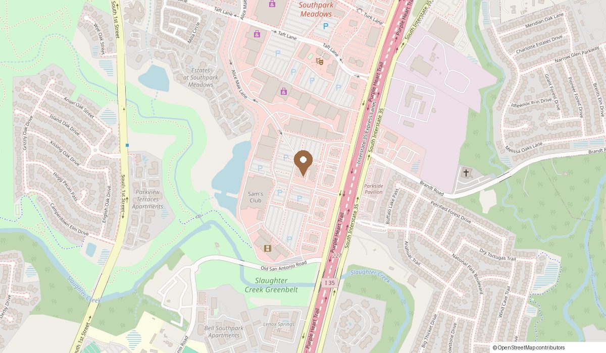 Map: 9900 I-35 Building O 500, Austin, TX 78748