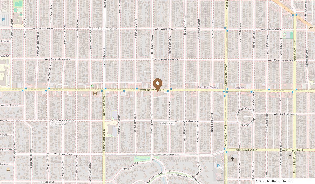 Map: 6431 W North Ave, Wauwatosa, WI 53213