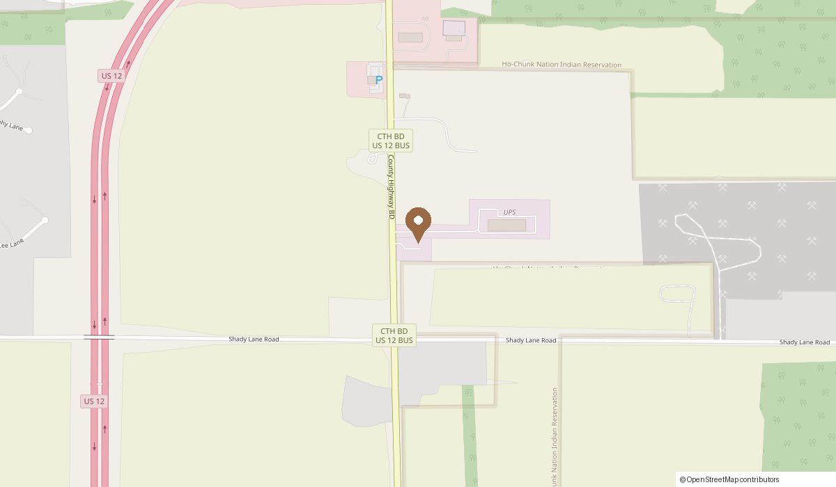 Map: S2634 County Rd BD Suite 2, Baraboo, WI 53913