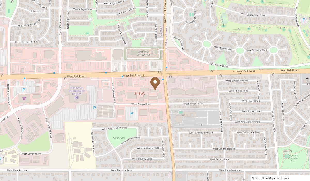 Map: 5115 W Bell Rd Suite F Room 114, Glendale, AZ 85308