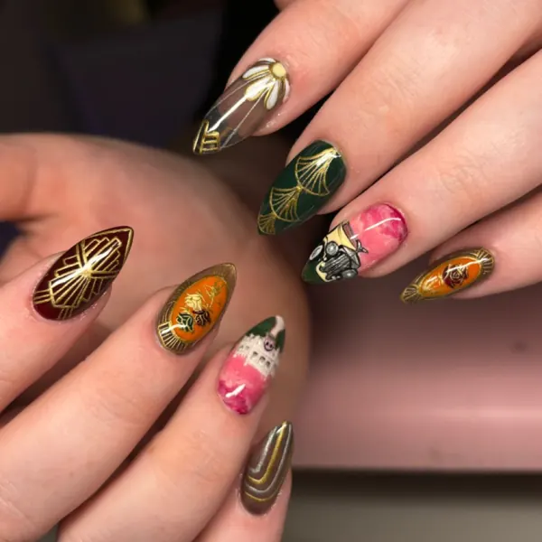 Nail work by New Moon Nails & Collective