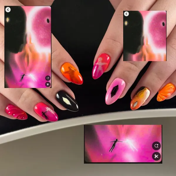 Nail work by New Moon Nails & Collective