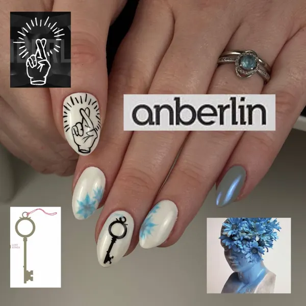 Nail work by New Moon Nails & Collective